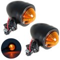 Black Motorcycle Passing Driving Projector Spot Fog Lamp With Turn Signal Lights Replacement For 2002-2009 Vtx