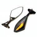 Yibid Integrated Motorcycle Led Turn Signal Light Mirrors For Suzuki Sv650s 2003-2008 Sv1000s 2003-2007 Gsf 1200s Bandit