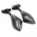 Yibid Integrated Motorcycle Led Turn Signal Light Mirrors For Suzuki Sv650s 2003-2008 Sv1000s 2003-2007 Gsf 1200s Bandit