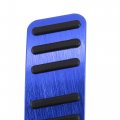 X Autohaux 2 Pcs Brake Foot Pedals Pad Cover Non-slip No Drill Metal Accelerator Pedal Covers For Volkswagen Golf Vii Blue