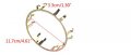 Cicitree Wheel Center Cap Hub Cover Inner Ring Fitting Retainer Clip Replacement Metal Retention Rings Fit For Mitsubishi