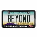 Ipick Image Made For Dodge Challenger R T Black Real 3k Carbon Fiber Glossy Finish License Plate Frame