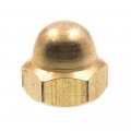 Prime-line Acorn Cap Nuts 10-32 Solid Brass 10 Pack 