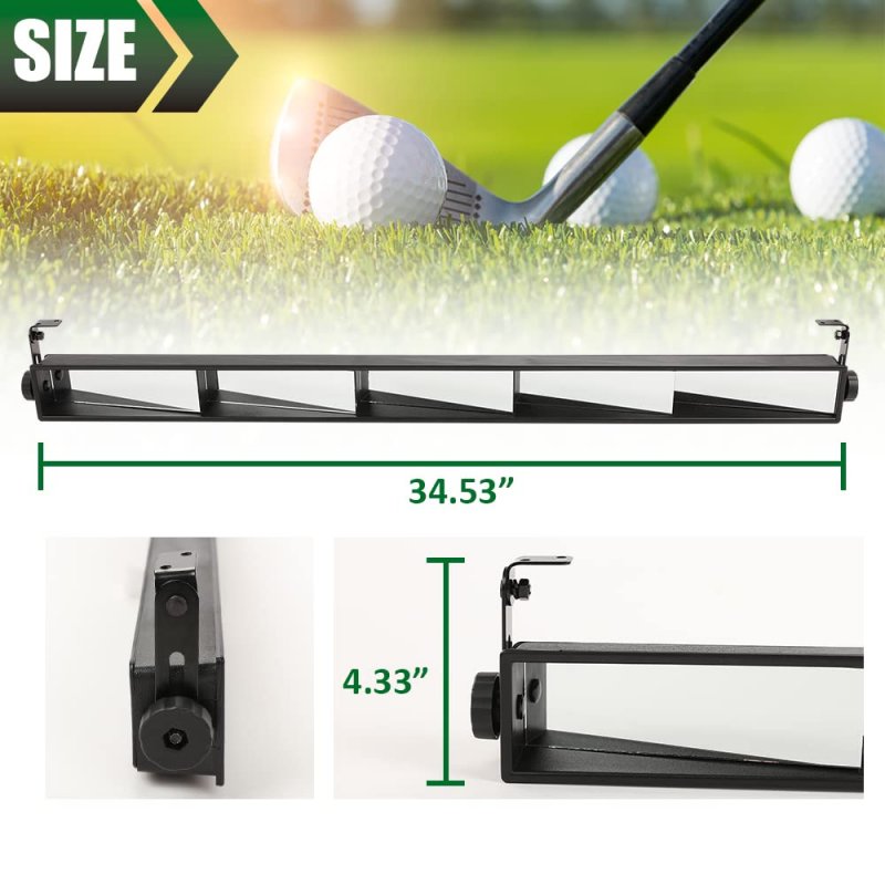 4pcs 5 Panel Universal Wink Mirror For Golf Carts Fits Ezgo Club Cars And Yamaha Wide Angle Rear View Car Suv Van Truck