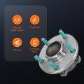 Ocpty New Wheel Hub Bearings Rear 5 Lugs W Abs Compatible For Mazda 3 I Gs 2004-2013 513307 Pack Of 1