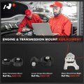 A-premium 3pcs Engine Motor Mount And Torque Strut Kit Compatible With Honda Accord 2018 2019 2020 1 5l Automatic Cvt