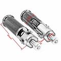Arrival Motorcycle Cnc Universal Foot Restrests Folding Pegs Rear Set For Honda Kawasaki Ktm Ducati Suzuki Yamaha Silver