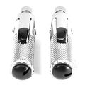 Arrival Motorcycle Cnc Universal Foot Restrests Folding Pegs Rear Set For Honda Kawasaki Ktm Ducati Suzuki Yamaha Silver