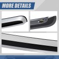 Truck Grille Hood Molding Trim Compatible With Gmc Sierra 1500 2500hd 3500hd 07-13 Polished Chrome