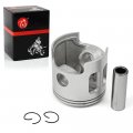 Oversize 0 5mm Top End Piston Bearing Gasket Ring Kit For Yamaha G1 2-cycle Gas Golf Cart 1978-1989