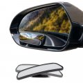 True Line Automotive 2 Pack Blind Spot Car Mirror Rectangular With Adjustable 360a View Blindspot Universal Fit Wide Angle For 