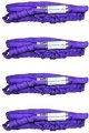 Qty 4 Ba Products 38-rsp X4 4 Purple Round Sling For Wrecker Crane Tow Truck Rollback More 