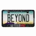 Ipick Image For Honda Civic Type-r Real Black Forged Composite Carbon Fiber License Plate Frame