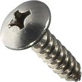 6 X 5 8 Truss Head Sheet Metal Screws Full Thread Phillips Drive Stainless Steel 18-8 Bright Finish Self-tapping Quantity 100 
