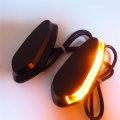 Black Mirror Block Off Base Plates With Led Signal For 2000 To 2008 R1 Yzf-r1 Billet Aluminum Left And Right Pair Mt222-011a 