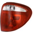 Passenger Side Tail Light Assembly For Dodge Caravan 2001 2002 2003 Halogen Clear Lens Part Number 68241332aa 