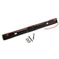 Partszone 3 Light 9 Led Trailer Sealed Stainless Steel Red Clearance Id Bar Marker