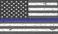 5in X 3in Rustic American Blue Lives Matter Magnet Magnets Flag By Stickertalk 