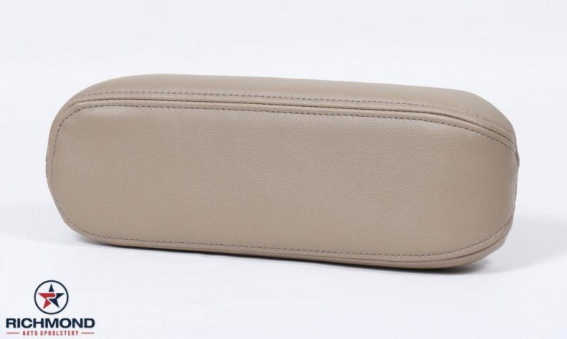 Richmond Auto Upholstery For 2001 Ford F-150 Lariat Supercrew Passenger Side Replacment Leather Armrest Cover Tan