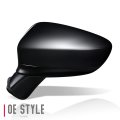Driver Left Side Mirror For Mazda 6 2014 2016 Power Adjust Heated Glass Turn Signal Manual Folding Black Paint To Match