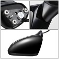 Driver Left Side Mirror For Mazda 6 2014 2016 Power Adjust Heated Glass Turn Signal Manual Folding Black Paint To Match