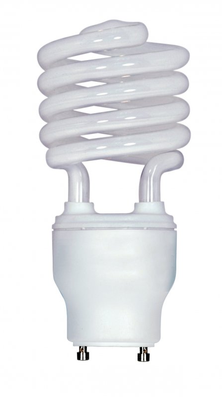 Satco S8207 26 Watt Mini Spiral Compact Fluorescent Lamp 2700k 6 Pack