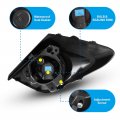 Fog Lights For 2014 2015 2016 Mazda 3 Driver And Passenger Side Replacement Lamp Assembly With H11 Bulbs Waterproof