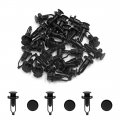 Uxcell A17052500ux0253 30pcs 8 5mm Hole 0 33inch Dia Plastic Push Type Rivet Interior Panel Car Door Clips