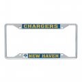 Desert Cactus University Of New Haven Unh Chargers Metal License Plate Frame For Front Or Back Car Officially Licensed Mascot 