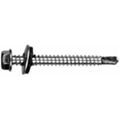 561059 Self Drilling Roofing Screws 1 4 In X 2 Zinc Carbon Steel Hex Head With Neoprene Washer 100 Pieces 