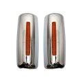 High Soar Door Mirror Cover For Intertional Prostar A Chrome Side Covers 2002-2018 Driver Passenger A Pair 