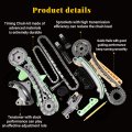 Engine Timing Chain Kit Sets T66219 1f2212610a Fits For Ford Explorer Sport Trac Ranger For Mazda B4000 Mercury Mountaineer 4