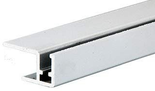 Satin Anodized Rear Bottom Rail For Clover Showcase D7009a
