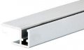 Satin Anodized Rear Bottom Rail For Clover Showcase D7009a 