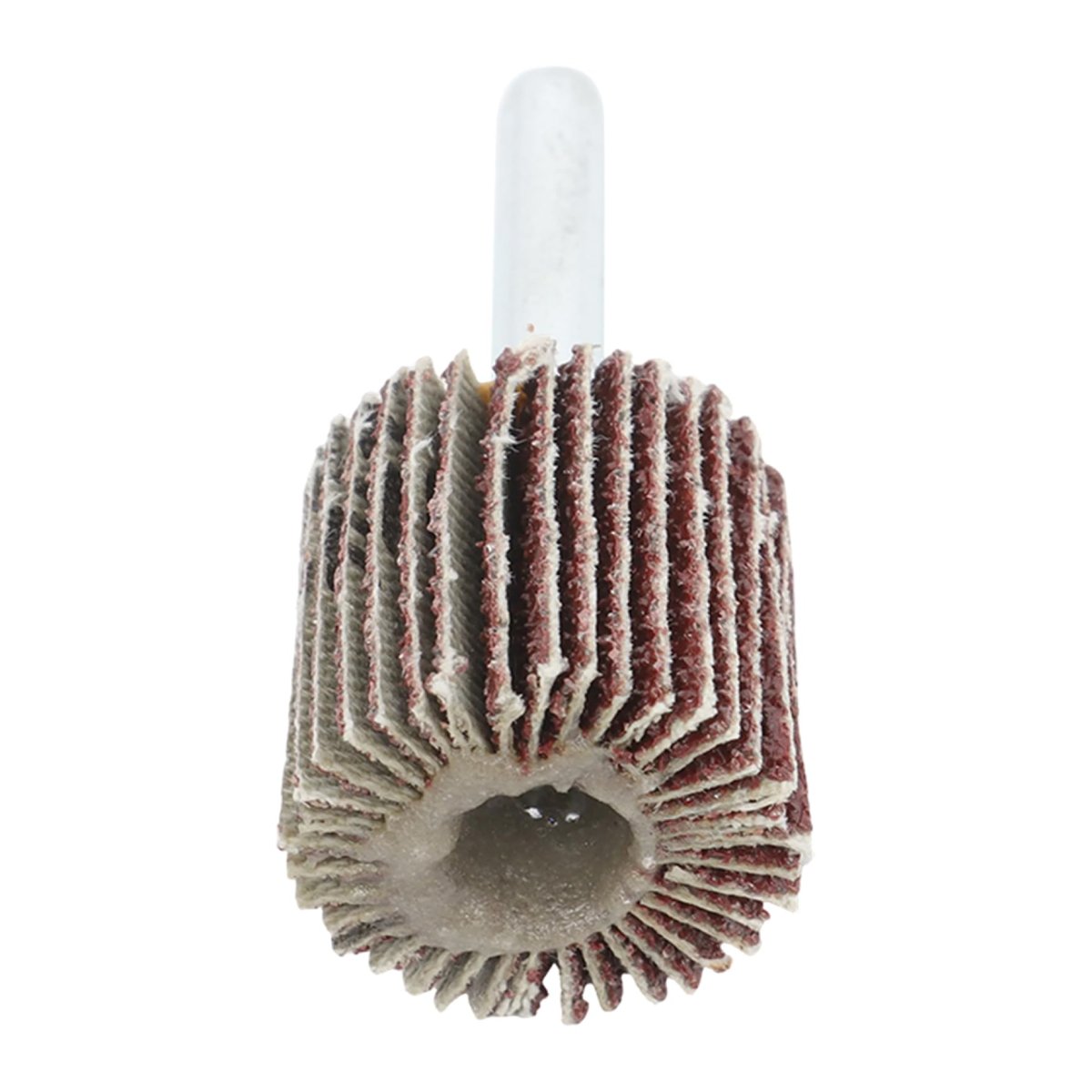 Shank Mounted Flap Wheels 60 Grit Aluminum Oxide 1 In X 4 5 Pcs For Metal And Wood Grinding Polishing