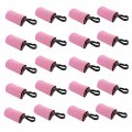 Motoframe Twenty Five Clip-on Neoprene Pink Sleeve Lip Balm Holsters Lipstick Holder Key Chain 