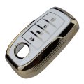 Glossy Smart Key Fob Cover For Toyota Rav4 Camry Corolla Highlander Tacoma 2021 2026 White Tpu Full Protection Shell 4 Button
