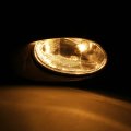 Auto Dynasty Compatible With Honda Accord 4 Door Chrome Lens Headlight Crystal Fog Light