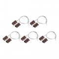 Uxcell Wired Door Contact Window Sensor No Surface Mount Magnetic Reed Switch Brown 5 Pcs