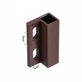 Uxcell Wired Door Contact Window Sensor No Surface Mount Magnetic Reed Switch Brown 5 Pcs