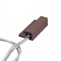 Uxcell Wired Door Contact Window Sensor No Surface Mount Magnetic Reed Switch Brown 5 Pcs