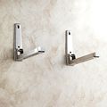 2pcs Kitchen Microwave Oven Bracket Sturdy Foldable Stretch Wall Mounted Rack Shelf