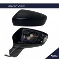 Spieg Driver Side Mirror Replacement For Mazda 6 2014-2016 Manual Fold Heated Turn Signal Light Paintable 6pin Lh