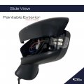 Spieg Driver Side Mirror Replacement For Mazda 6 2014-2016 Manual Fold Heated Turn Signal Light Paintable 6pin Lh