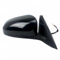 Spieg To1321316 Passenger Side Mirror Replacement For Toyota Camry 2012-2014 Power Heated Blind Spot Monitoring Paintable Black 