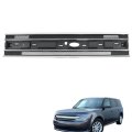 Plastic Front Inner Bumper Grille Kit Black With Chrome Straight Trims Replacement For Flex 2013-2019 Da8z-8200-ba 