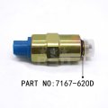 Diesel Stop Magnetic Valve Shut Off Perkins 1000 Series Engine 7167-620d 7180-49a 7185-900t Cav 7167-620c 12 Volt 2pcs Set