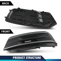 Front Bumper Fog Light Grille Bezel Insert Left Driver Side For Audi Q5 2018 2020 80a807679dru6 80a807245 Black Abs Plastic