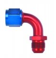 Aeroquip Fbm3157 90 Deg Male To Female Swivel Flare -10an Dash Size X Aluminum Bulk Packaged 