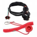 7 8 22mm Handlebar 2 Wire Tether Kill Switch Assembly Replacement For 50cc 70cc 90cc 110cc 125cc 150cc Atv 4 Wheeler Quad 